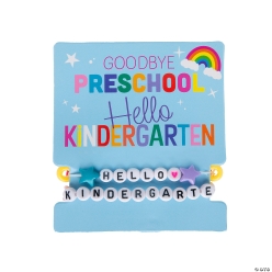 End of Year Preschool to Kindergarten Bracelets Handout with Car