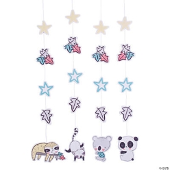 Little Panda & Friends Hanging Cutouts - 12Pk