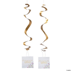 Graduation Garden Hanging Decorations - 12Pk