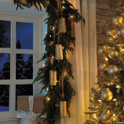 Cascading Christmas Metal Bells Hanging Decoration