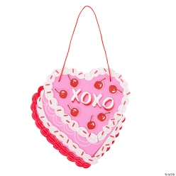 Valentine's Day Heart Shaped Cake Craft Kit-12Pk