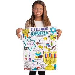 CYO It's About Hanukkah Posters - 12Pk