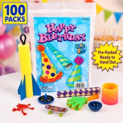 *Birthday Pre-Packaged 9pc Loot Pack - 100 PACKS