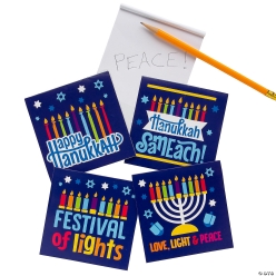 Happy Hanukkah Notepads-24Pk