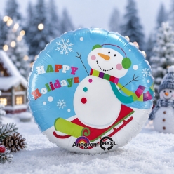 Happy Holidays Snowman 18