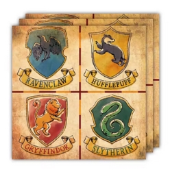Harry Potter Crests Lunch Napkins - 10 PK