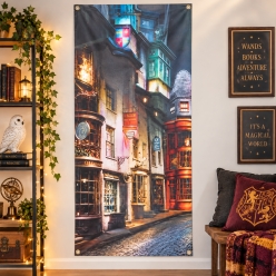 Harry Potter Diagon Alley 5 Ft FABRIC Banner