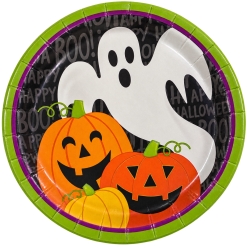 **Pumpkin Patch Dinner Plates - 8 PK