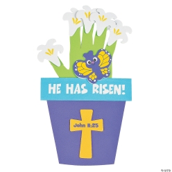 He Has Risen Handprint Craft Kit - 12Pk