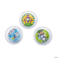 He Lives Spin Tops - 12Pk