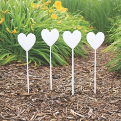 Heart Yard Signs - 12Pk