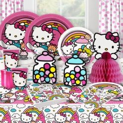 *Hello Kitty Deluxe SUPERSAVER Party Pack for 8