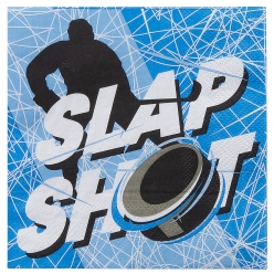Hockey Beverage Napkins - 16Pk