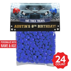 Hockey Personalized Treat Bags & Tags - 24