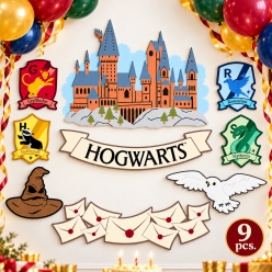 Harry Potter Hogwarts Houses Decorating Kit - 9pcs