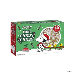 Snoopy & Woodstock Holiday Candy Canes-50Pk