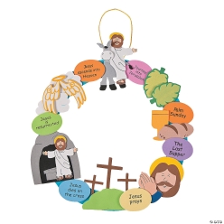 Inspirational Easter Wreath Craft Kit 12 Pk