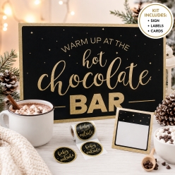 Hot Chocolate Bar Decorating Set - 111pcs