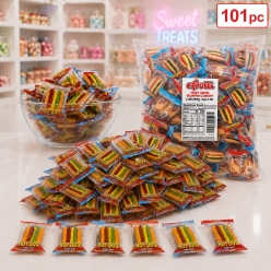 Efrutti Hot Dog Gummy Candy Packs - 101Pk