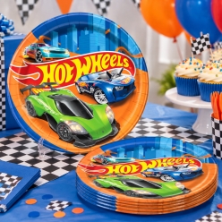 Hot Wheels Birthday Dessert Plates - 8 Pk