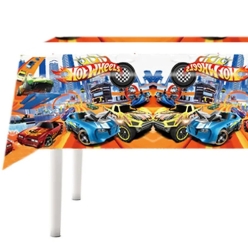Hot Wheels Printed Plastic Tablecover