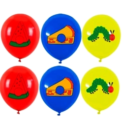 Hungry Caterpillar Large Latex Balloons - 6 PK