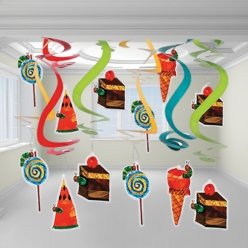 Hungry Caterpillar Hanging Swirls - 12 PK