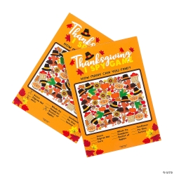 I Spy Thanksgiving Day Activity Sheets - 24Pk