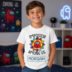 Impostor Among Us Personalized T-shirt- Choose A Size