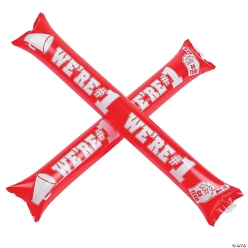 Red Team Spirit Boom Sticks - 12 Pairs