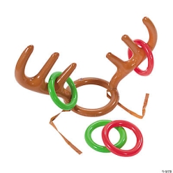 Inflatable Deer Antler Ring Toss Game