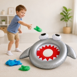 *Inflatable Shark 3 Foot Bean Bag Toss Game