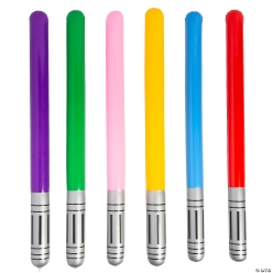Inflatable Space Laser Swords - 12Pk