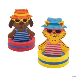 Inner Tube Animal Craft Kit -12Pk