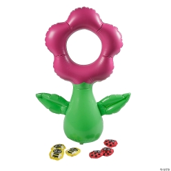 Inflatable Flower & Insects Ban Bag Toss Game
