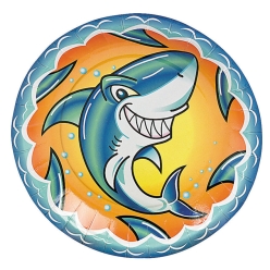 Jawsome Shark Dessert Plates 8 Pk