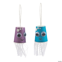 Jellyfish Paper Cup Craft Kit - 12Pk