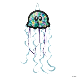 Jellyfish Tissue Paper Sign Craft Kit-12Pk