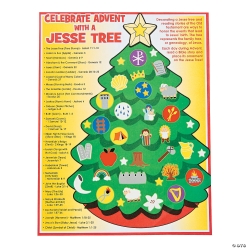 Jesse Tree Sticker Scenes-12Pk