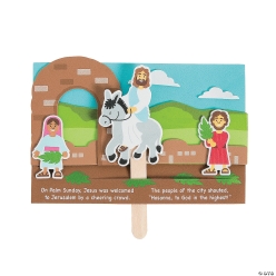 Jesus Enters Pop-Up Craft Kit-12Pk