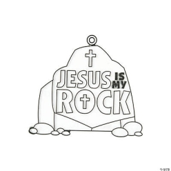 Jesus Is My Rock Suncatchers - 24Pk