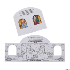 Zoom In VBS Colour Your Own Jesus Meets Nicodemus-12Pk