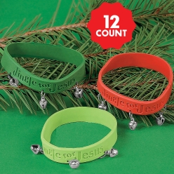 Jingle For Jesus Bracelets with Bells - 12 Pack