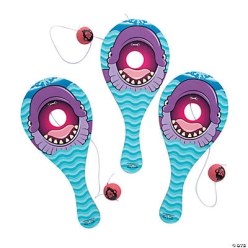 Jonah & The Whale Paddle Ball Game-12Pk