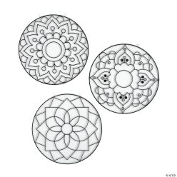Jumbo Lotus Flower Suncatchers - 12Pk