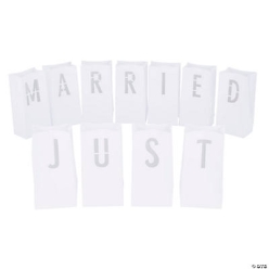 Just Married Luminary Bags - 11 Pieces