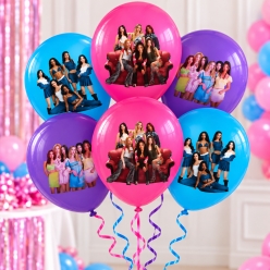 KATSEYE Birthday Large Full Colour Balloons -6 PK