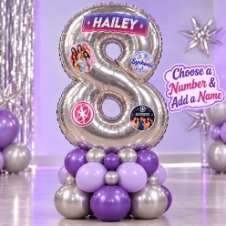 *KATSEYE Birthday PERSONALIZED Air Fill Balloon Stack
