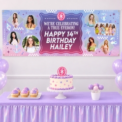 Katseye Photo PERSONALIZED Giant Vinyl Banner
