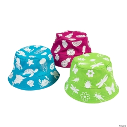 Kids Spring Icon Bucket Hats - 12Pk